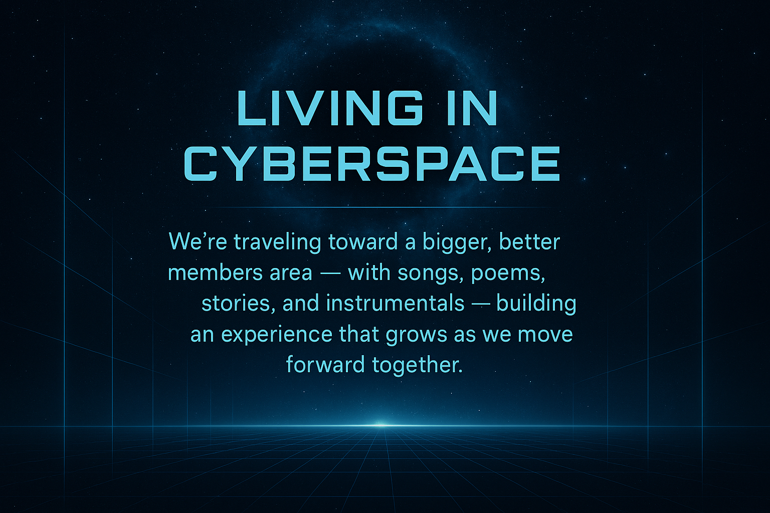 Living in Cyberspace Banner