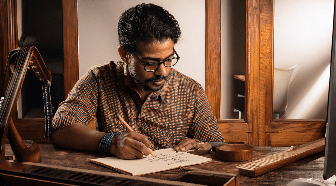 Song writer and poet creating his creatives